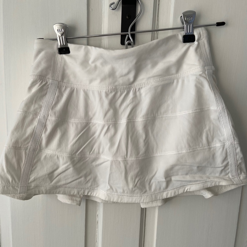 White Lululemon skirt